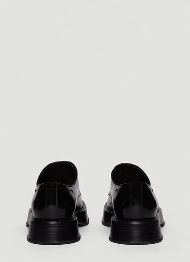 Dolce & Gabbana Brushed Michelangelo Derby Shoes Black dol0147042