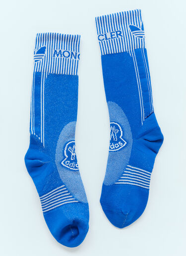 ロゴジャカードソックス Moncler x adidas Originals ロゴジャカードソックス ブルー mad0354015