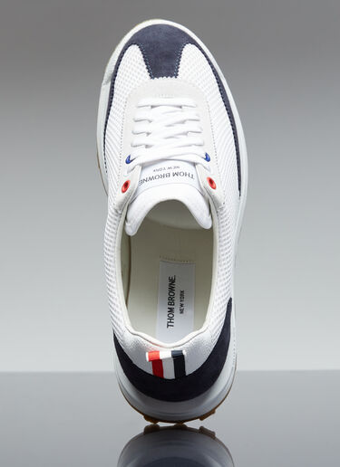 Thom Browne Tech Suede Runner Sneakers Navy thb0153019