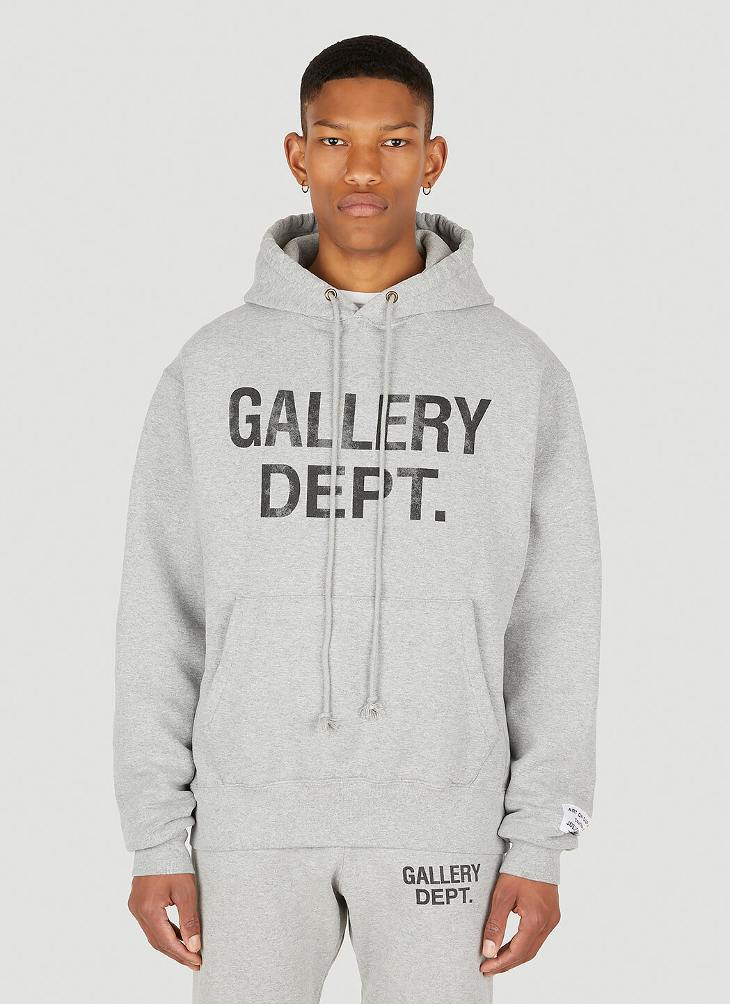 Grey online hooded sweatshirt