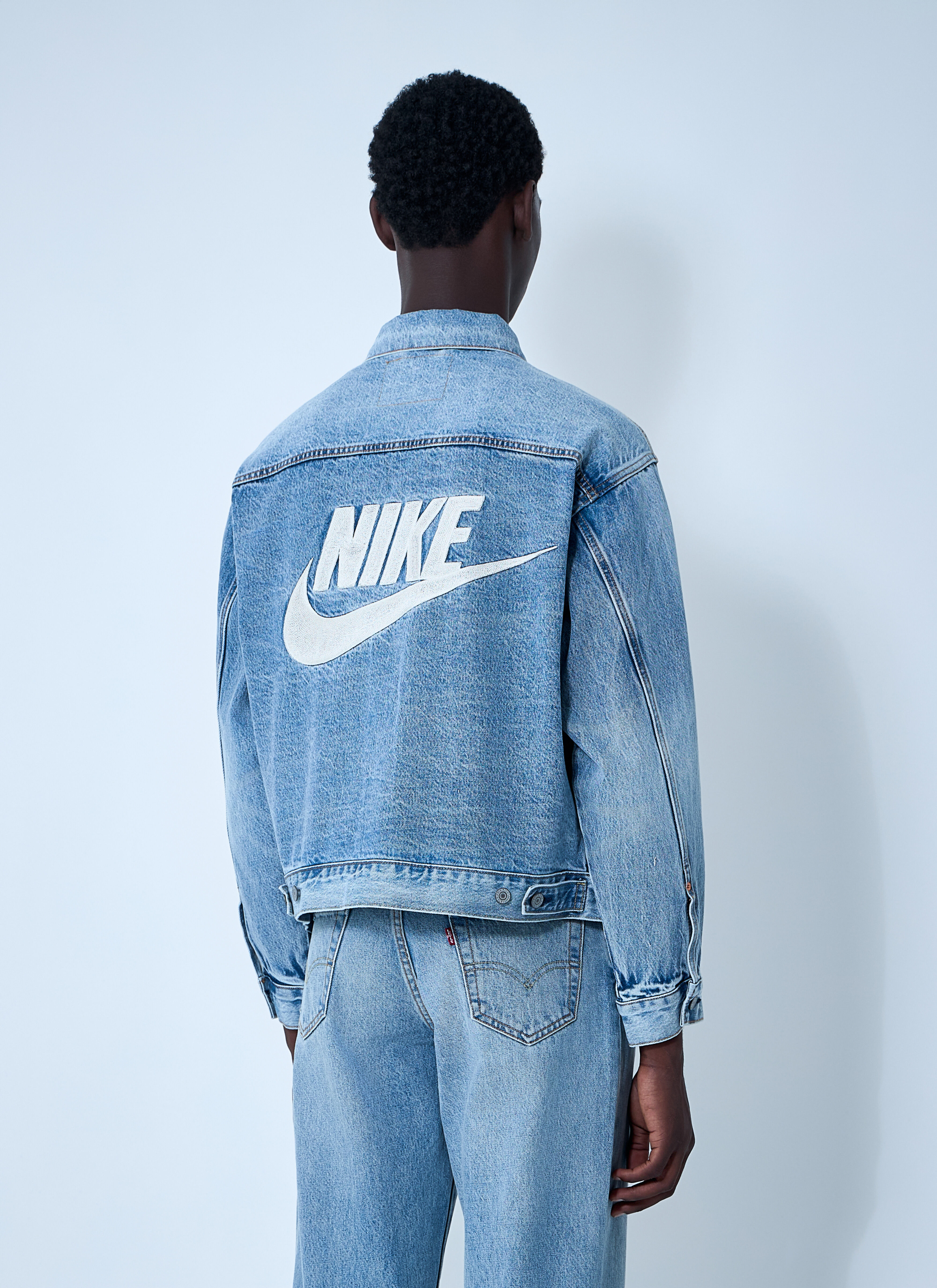 ジャケット・アウター Nike Levis Denim Trucker Jacket W30/L32 LEVI'S Nike Denim Trucker Jacket Light Indigo | eBay
