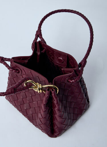 Bottega Veneta 小号 Parachute 单肩包 酒红色 bov0260039