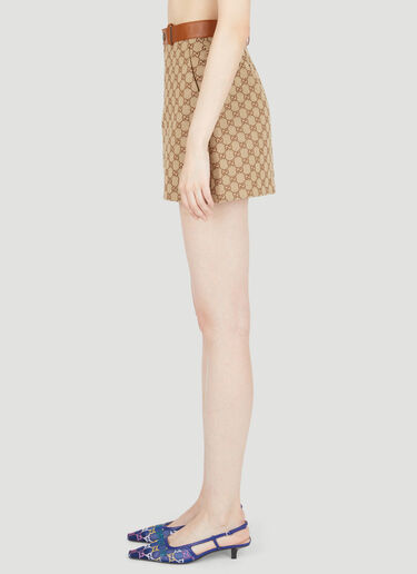 Gucci GG Canvas Skirt Camel guc0253067