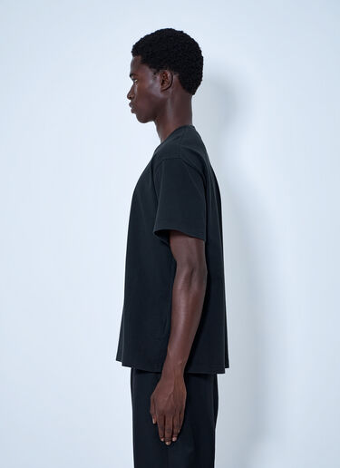 LN-CC® - Prada: Cotton Jersey T-Shirt - Black Prada Cotton Jersey T-Shirt Black pra0166002
