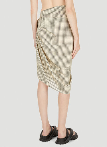 Ziah Bijou Check Sarong Beige zia0251010