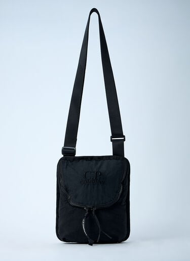 C.P. Company Plain Paper Touch Shoulder Bag Black pco0160001