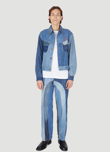 Ahluwalia Reworked Denim Jeans Light Blue ahl0146009