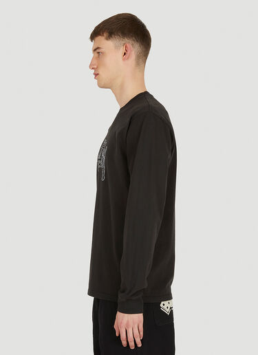 Stüssy アウトラインロゴTシャツ ブラック sts0350041