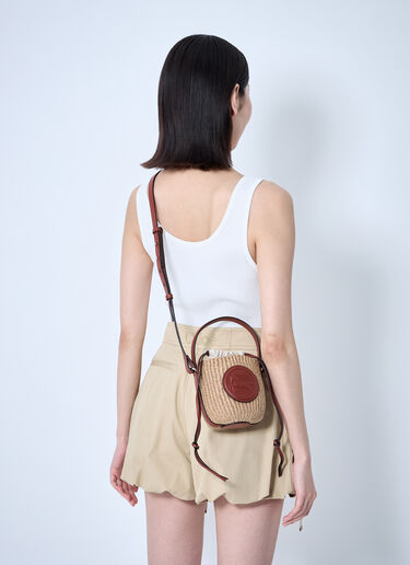 Chloé Mini Horse Medal Basket Bag Brown chl0260032