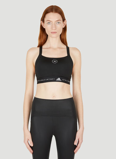 adidas by Stella McCartney Truepurpose Medium Sports Bra Black asm0247005