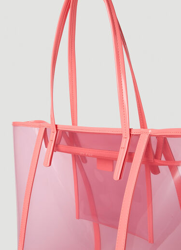 Club Translucent Tote Bag BY FAR Club Translucent Tote Bag Pink byf0252021