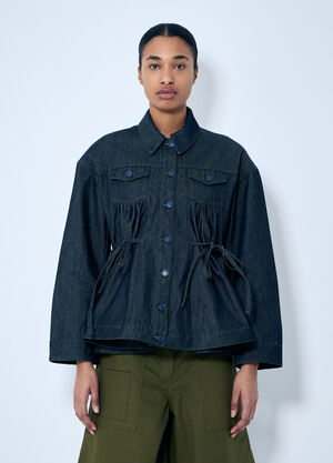Cecilie Bahnsen Alice Denim Jacket Blue cec0259012