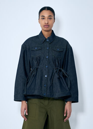 Cecilie Bahnsen Alice Denim Jacket Blue cec0259012