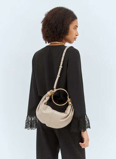 Chloé Small Bracelet Hobo Bag Grey chl0258040