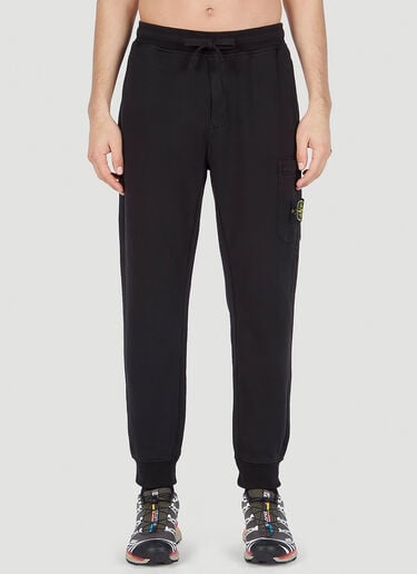 Stone Island Compass Patch Track Pants Black sto0152067