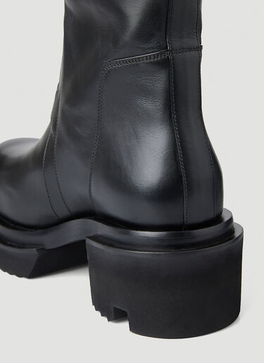 Rick Owens Bogun Knee High Boots Black ric0249031