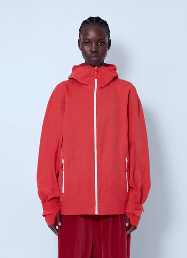 LN-CC® - Lacoste: Runway Technical Gabardine Jacket - Red Lacoste Runway Technical Gabardine Jacket Red lac0366002