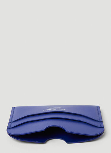 Acne Studios Logo 印花卡包 蓝色 acn0150095