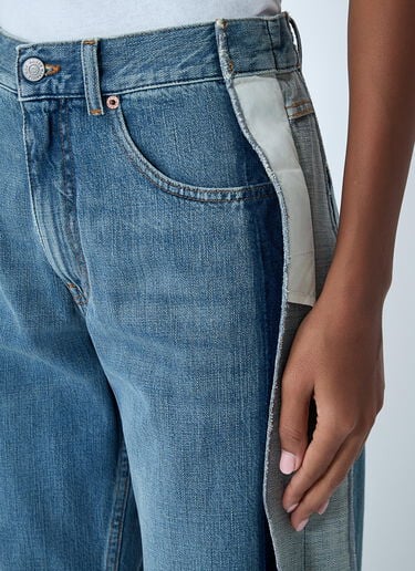 Contrast Panel Jeans MM6 Maison Margiela Contrast Panel Jeans Blue mmm0262006