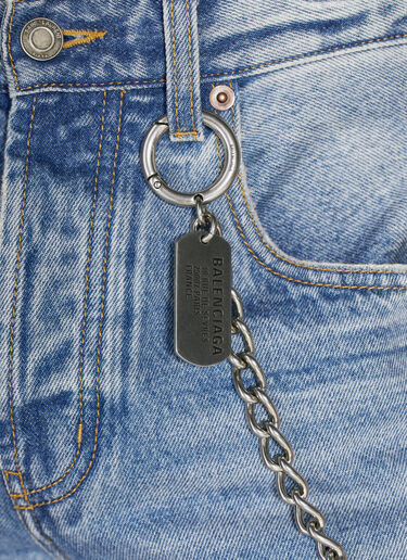 Logo Tag Pant Chain Balenciaga Logo Tag Pant Chain Silver bal0154045