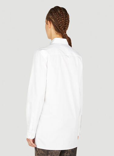 Miu Miu 经典系扣衬衫 白色 miu0252014