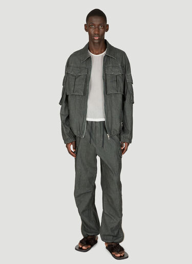 Dries Van Noten Multiple Pocket Jacket Grey dvn0156002