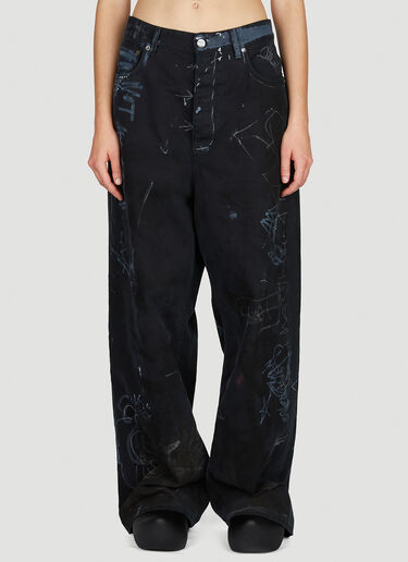 Balenciaga Baggy Jeans Black bal0252048