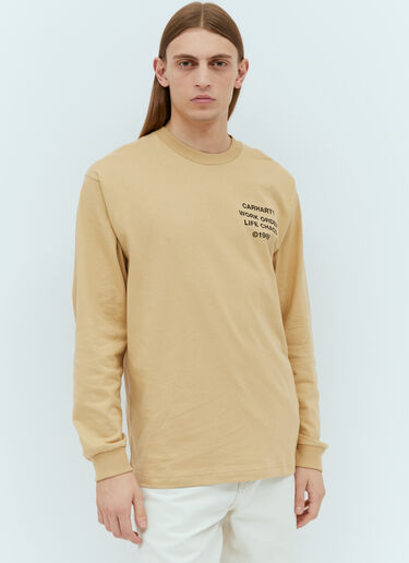 Carhartt WIP 리버스 해머 티셔츠 베이지 wip0154036