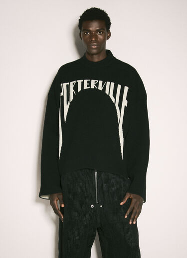 Rick Owens 提花针织衫  黑色 ric0158006