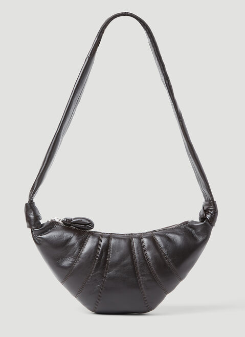 Lemaire Small Croissant Crossbody Bag Black lem0154001