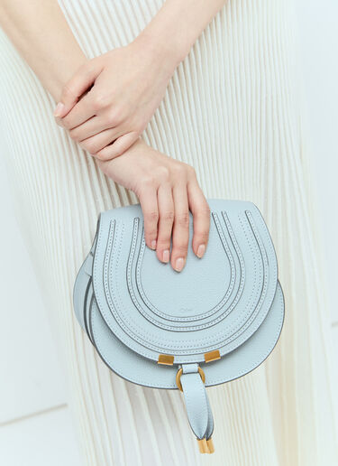 Marcie Small Saddle Bag Chloé Marcie Small Saddle Bag Blue chl0256020