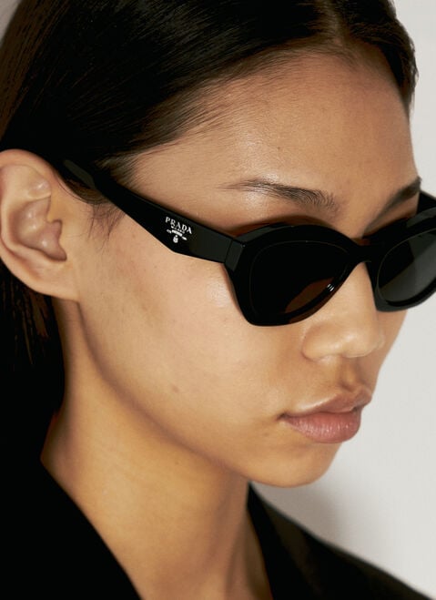Prada Cat-Eye Sunglasses Black pra0256050