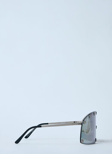 Rick Owens Performa Shielding Sunglasses Silver ric0359001