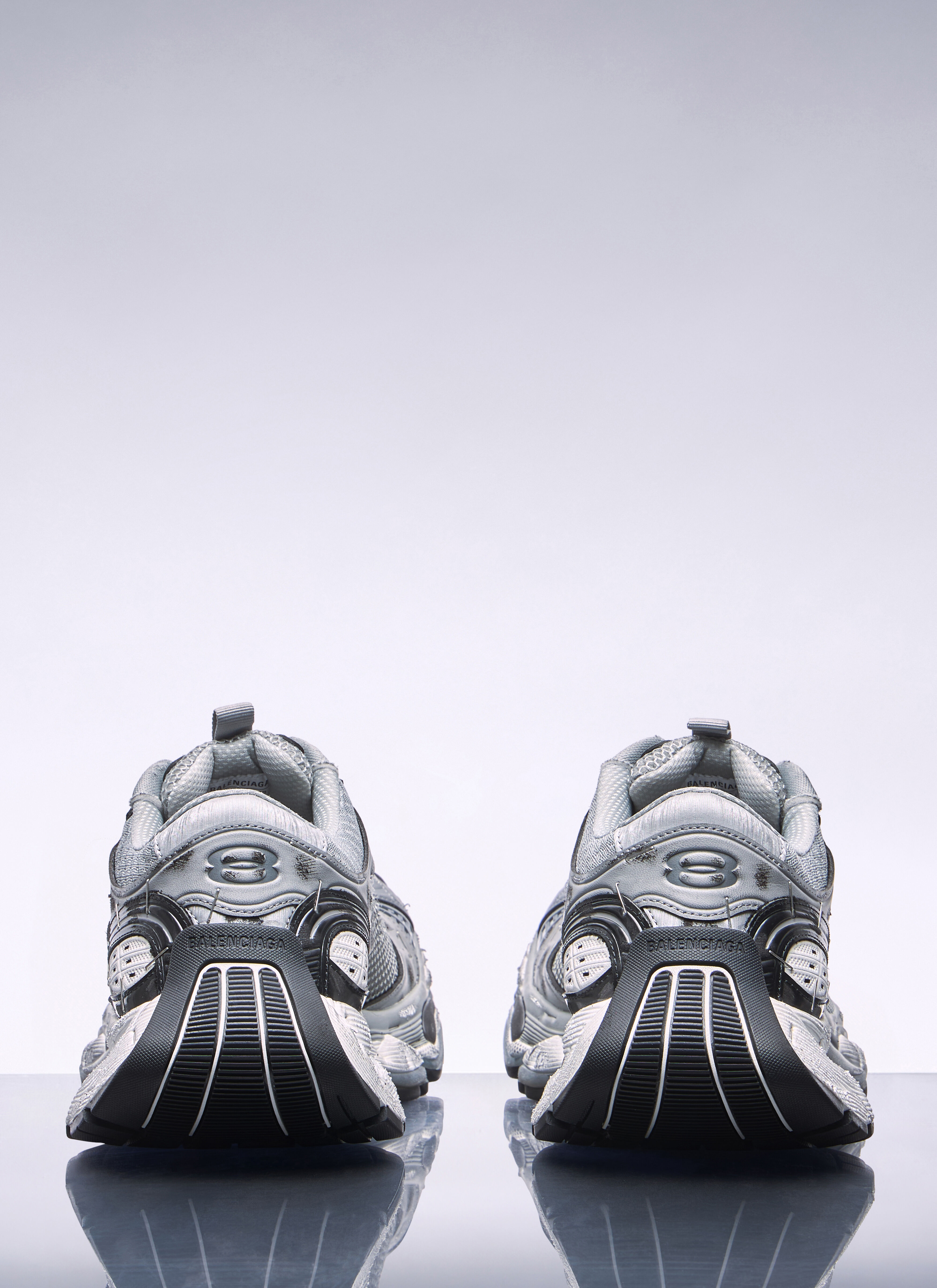 Balenciaga Men's' Stapler Sneakers in Grey | LN-CC®