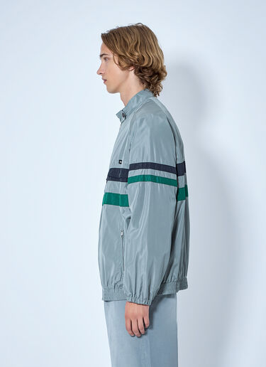 LN-CC® - Miu Miu: Technical Silk Blouson Jacket - Light Blue Miu Miu Technical Silk Blouson Jacket Light Blue miu0165002