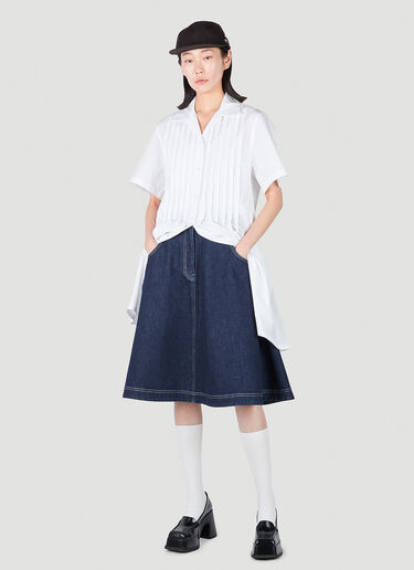 Pintuck Shirt Dress Kenzo Pintuck Shirt Dress White knz0252019