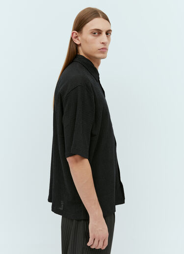 Stüssy Wrinky 条格衬衫 黑色 sts0152050