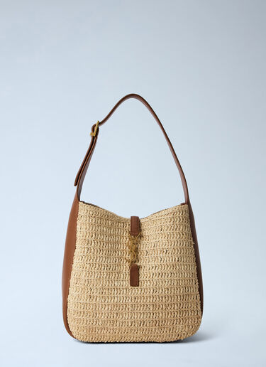 Saint Laurent Le 5 À 7 Supple Small Hobo Bag Brown sla0263067