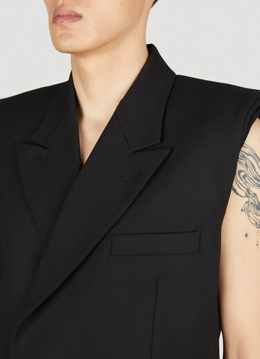 VTMNTS Tailored Sleeveless Blazer Black vtm0351001