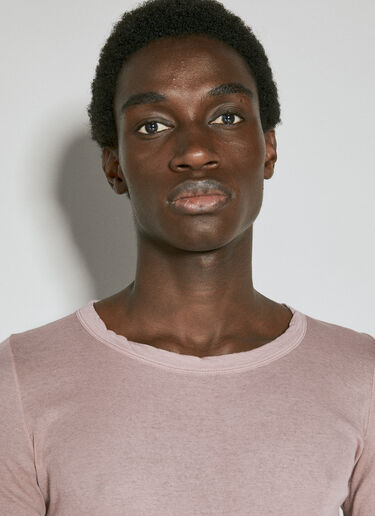 Rick Owens Raw Edge T-Shirt Pink ric0155015