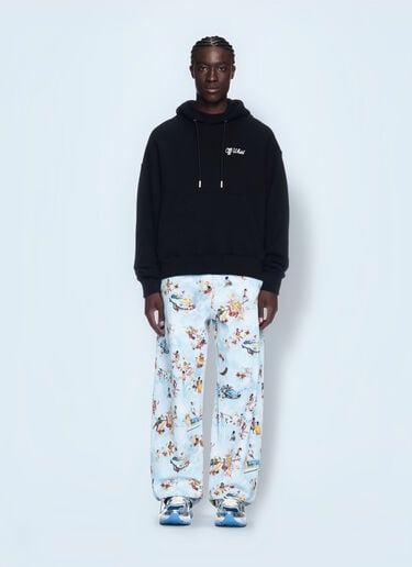 Off-White Script Hooded Sweatshirt Black ofw0160085