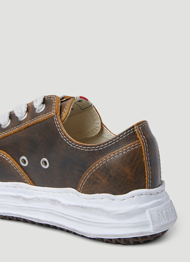 Maison Mihara Yasuhiro Hank OG Sole Leather Low Top Sneaker Black mmy0154019