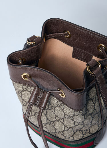 Gucci Ophidia 迷你 GG 水桶包 棕色 guc0243201