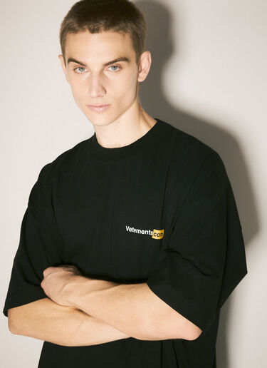 Vetements XXX Logo T-Shirt Black vet0158004