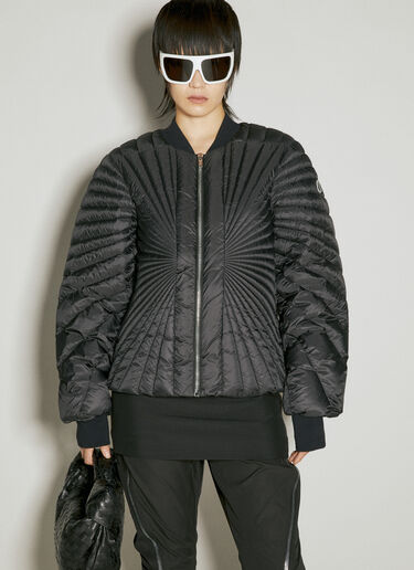 Moncler + Rick Owens Radiance Down Flight Jacket Black mcs0355003