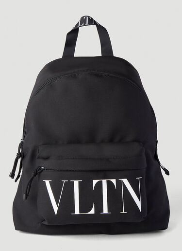 Valentino VLTN 帆布双肩包 黑 val0142034
