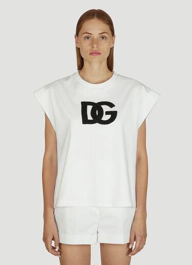 Dolce & Gabbana DG Logo T-Shirt White dol0247147