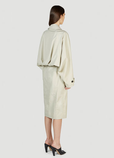 Gathered Trench Coat Bottega Veneta Gathered Trench Coat Beige bov0251093