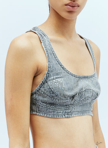 Diesel De-Toppy-S Crop Top Grey dsl0256015