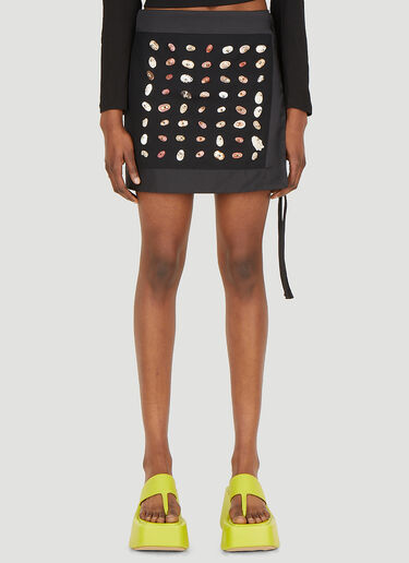 KIKO KOSTADINOV Bells Wrap Skirt Black kko0248005